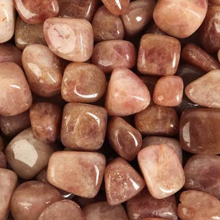 Tumbled Strawberry Quartz