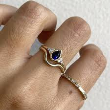 Pear Cluster Ring by Jennie Kwon