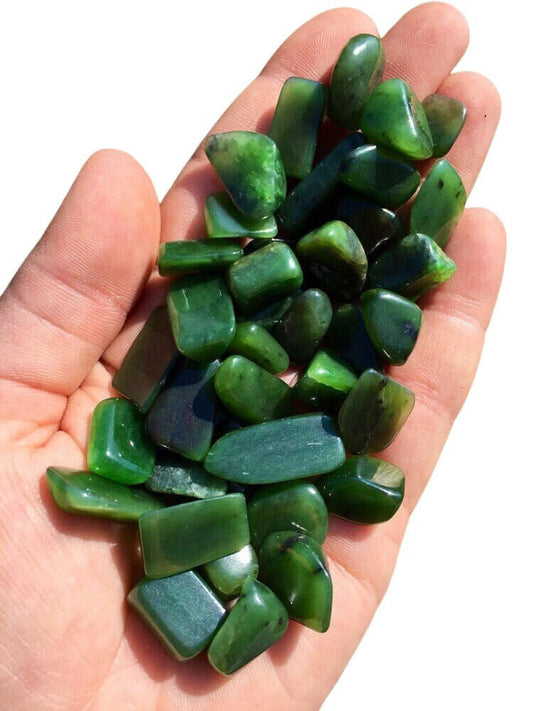 Tumbled Green Jade