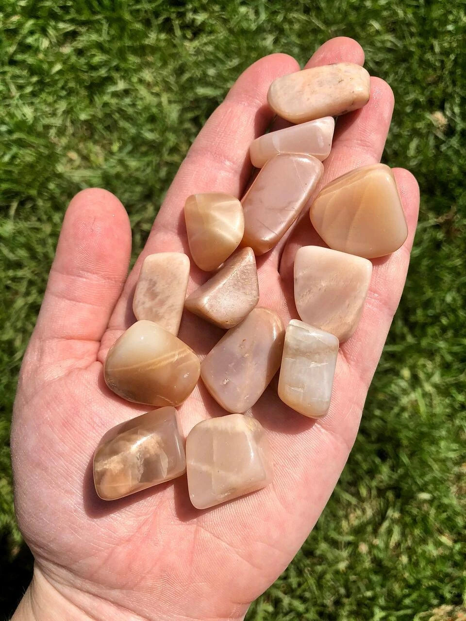 Tumbled Peach Moonstone