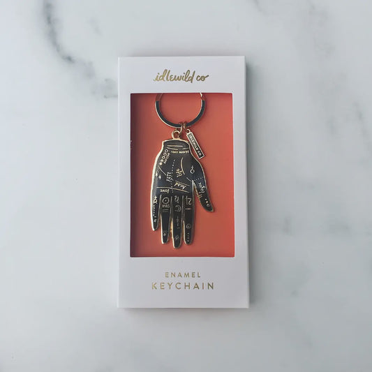 Palmistry Enamel Keychain