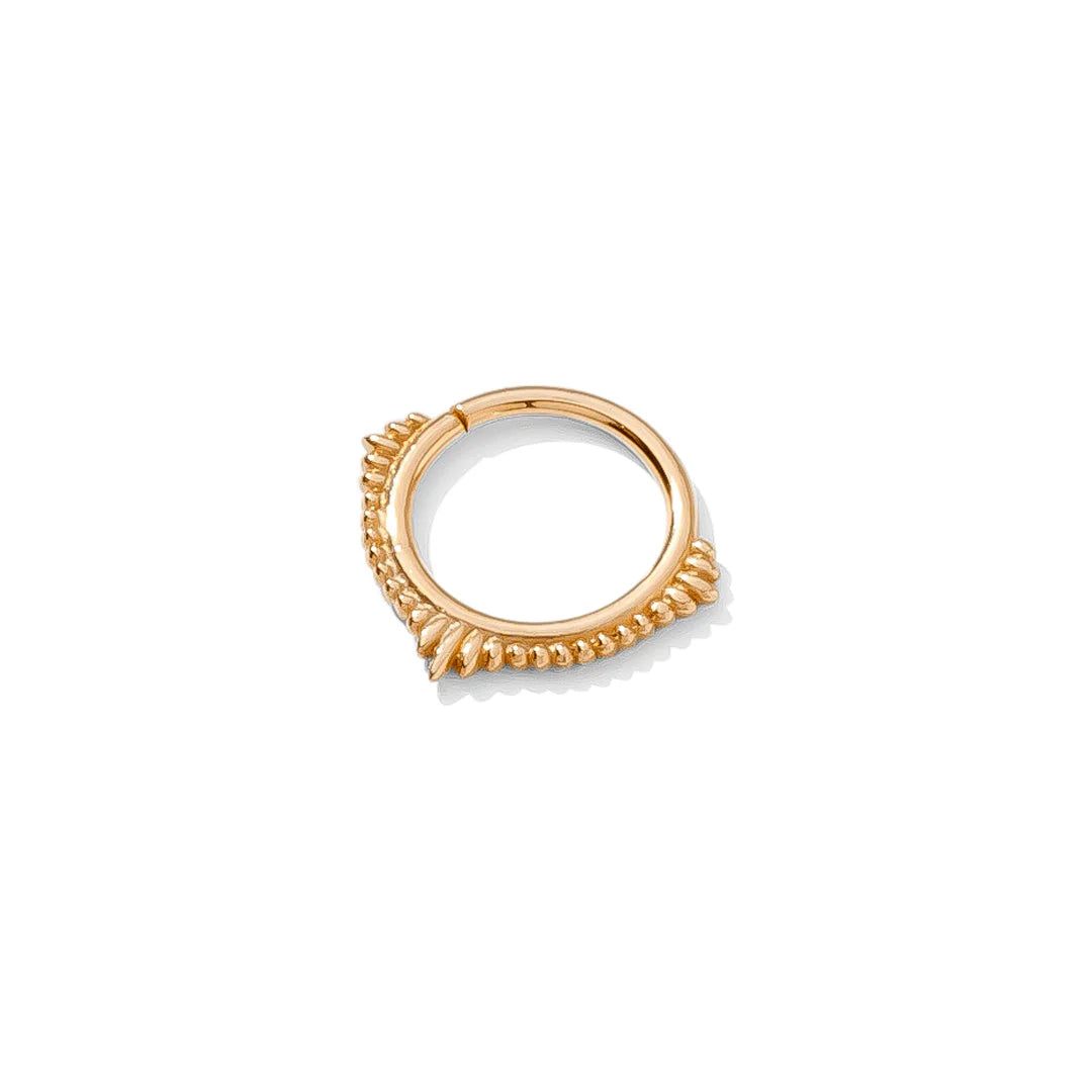 Plume Septum Clicker or Daith Body Jewelry by Tawapa