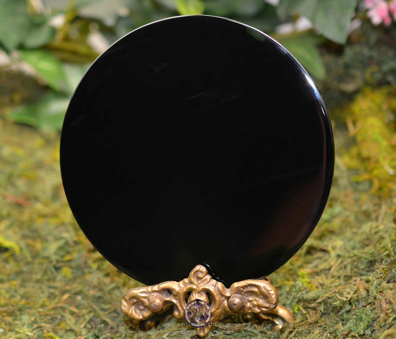 Obsidian Scrying Mirror