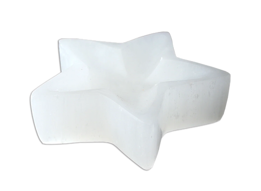 Selenite Star Bowl