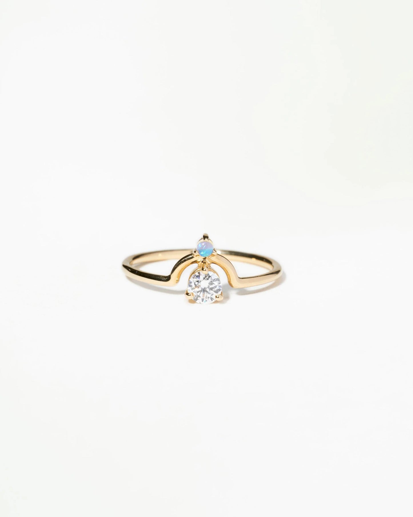 Little Ode Diamond Ring by Wwake