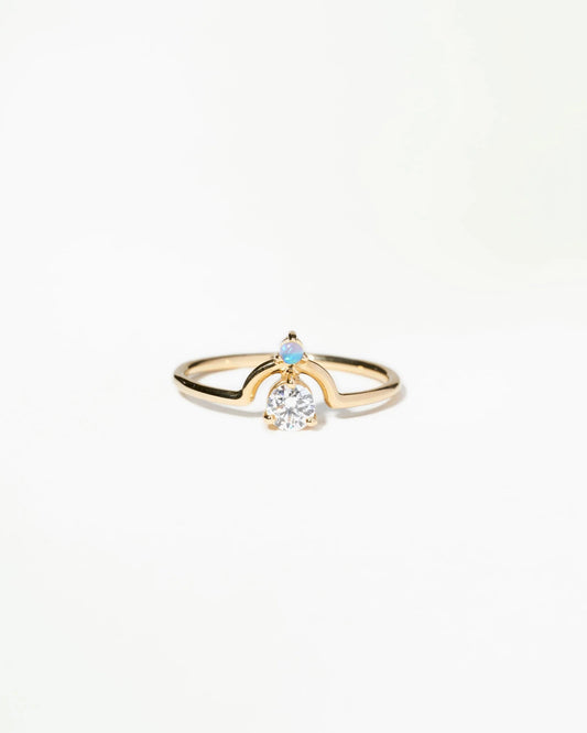 Little Ode Diamond Ring by Wwake