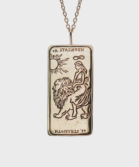 Strength Tarot Necklace by Sofia Zakia