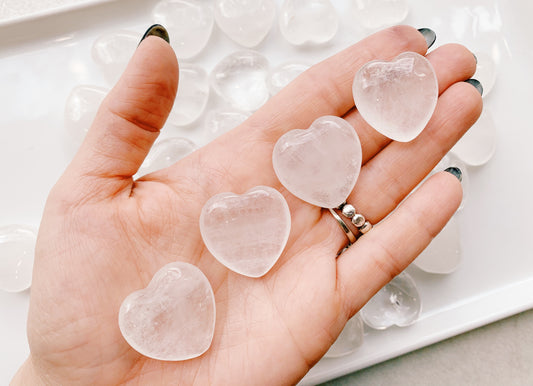 Quartz Heart Stone
