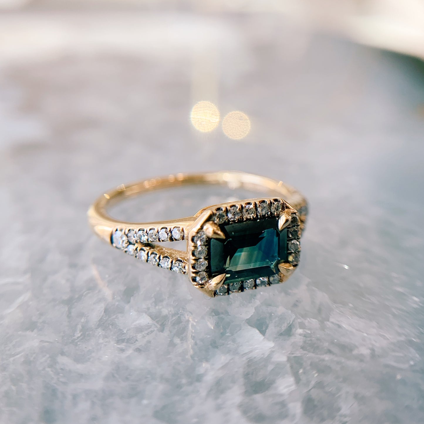 Etherea Bi Color Sapphire Ring