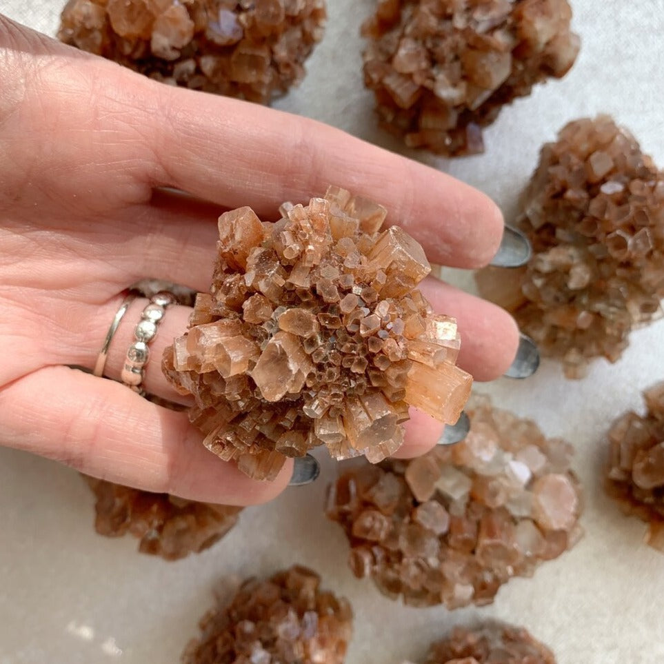 Aragonite Star Cluster