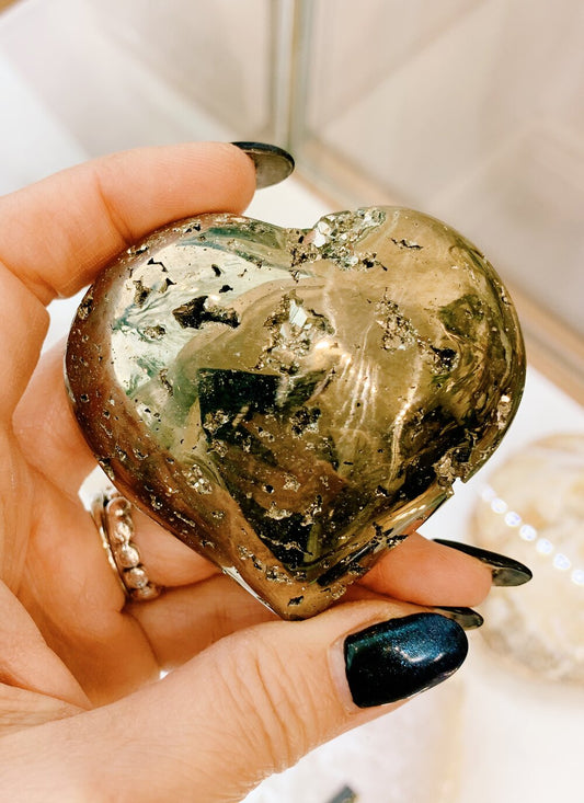 Pyrite Heart - Price as Marked