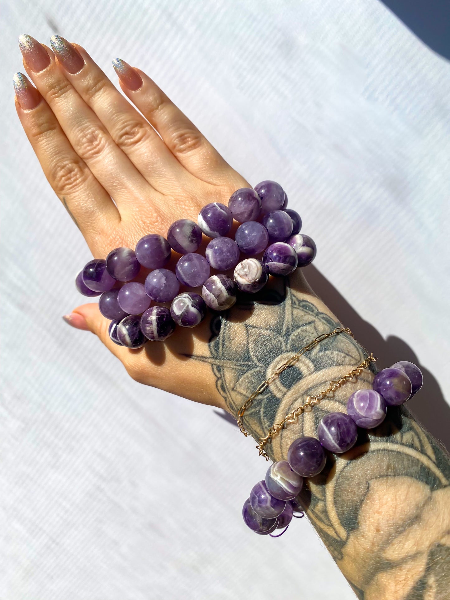 Dream Amethyst Beaded Bracelet