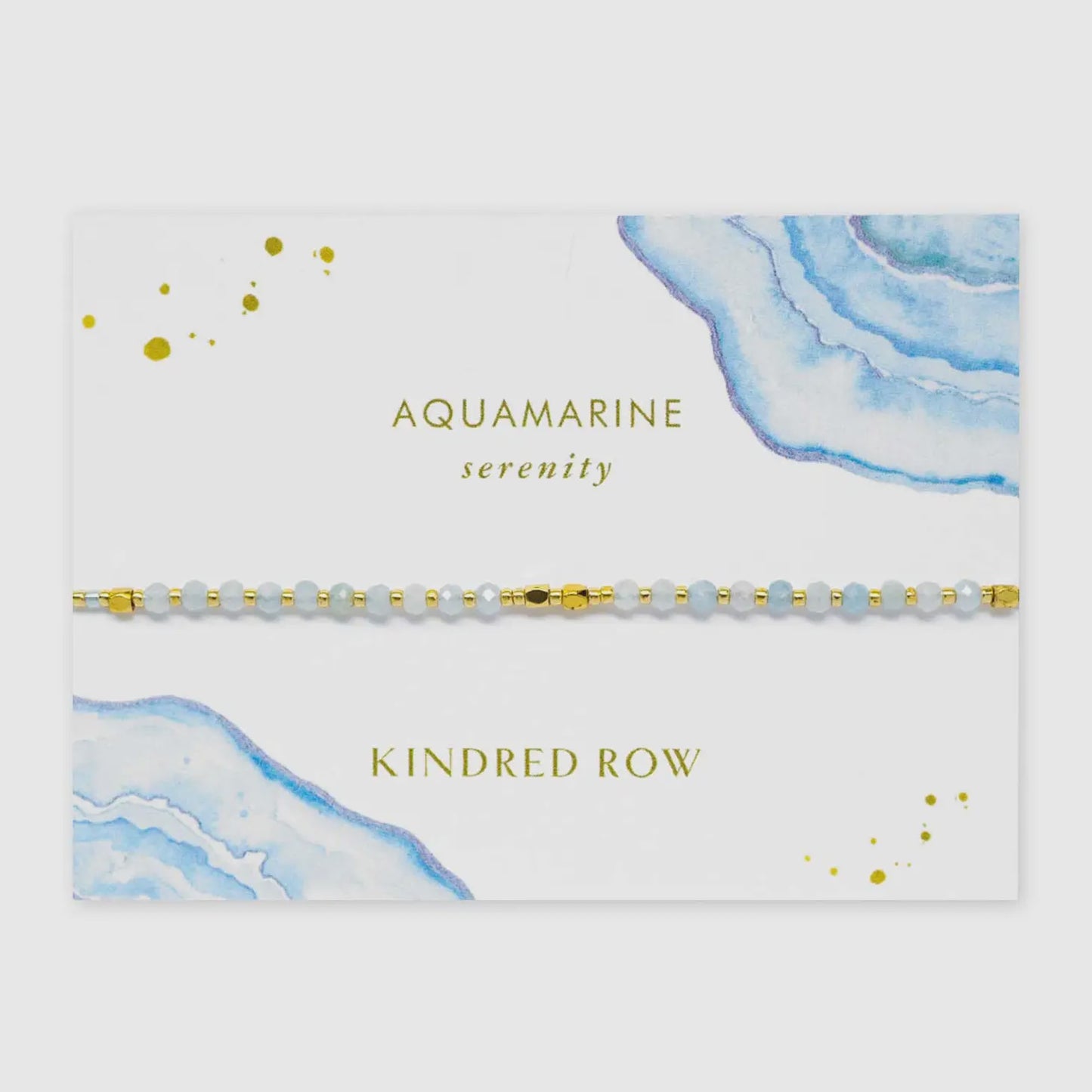 Aquamarine Stacking Bracelet